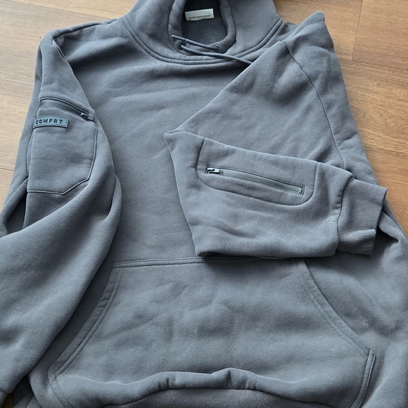 Comfrt Other - Comfrt Label Unisex Charcoal Utility Hoodie
